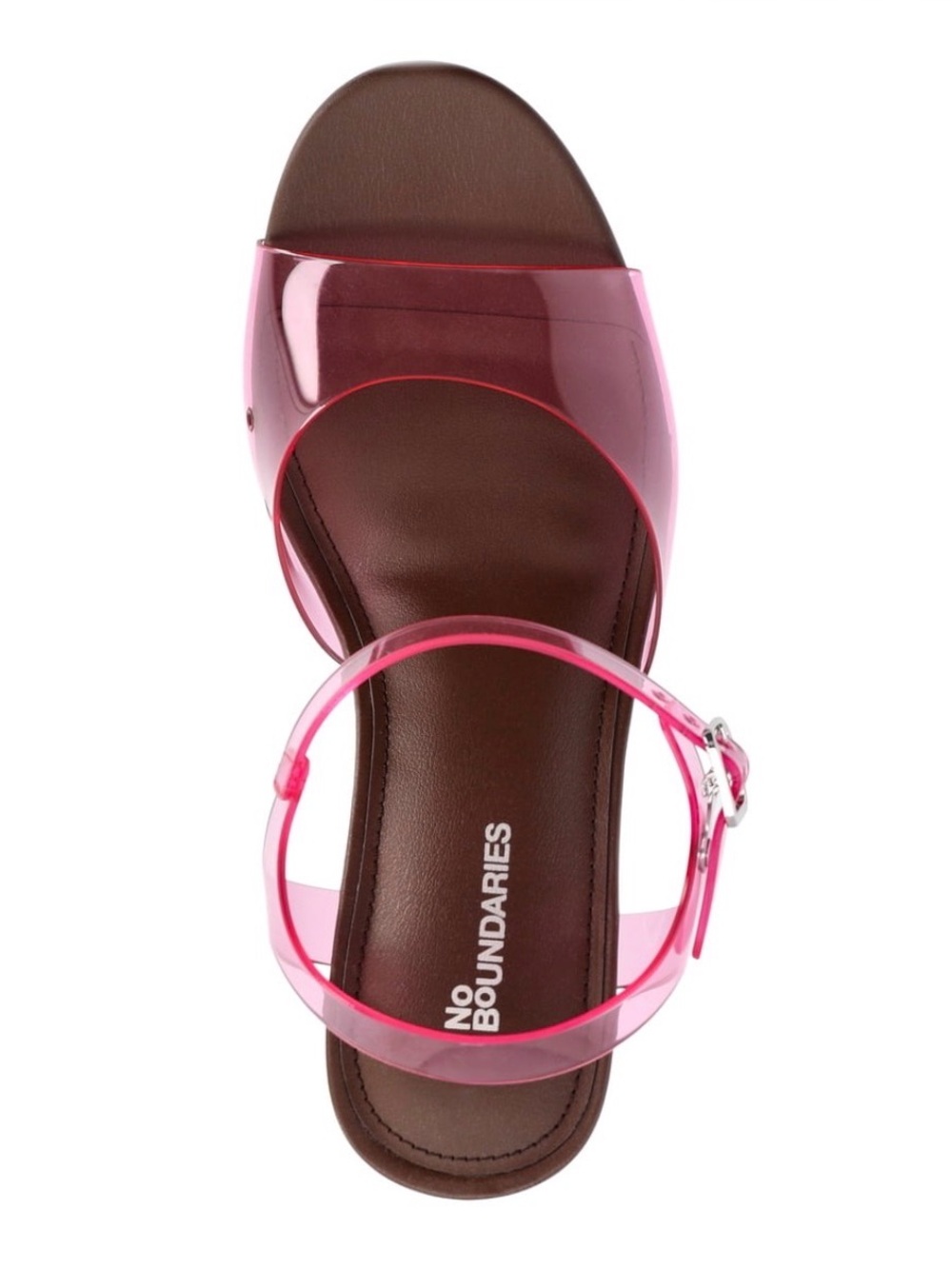 Women’s Lucite Platform Sandals Shoes Size 9 - Picture 9 of 12